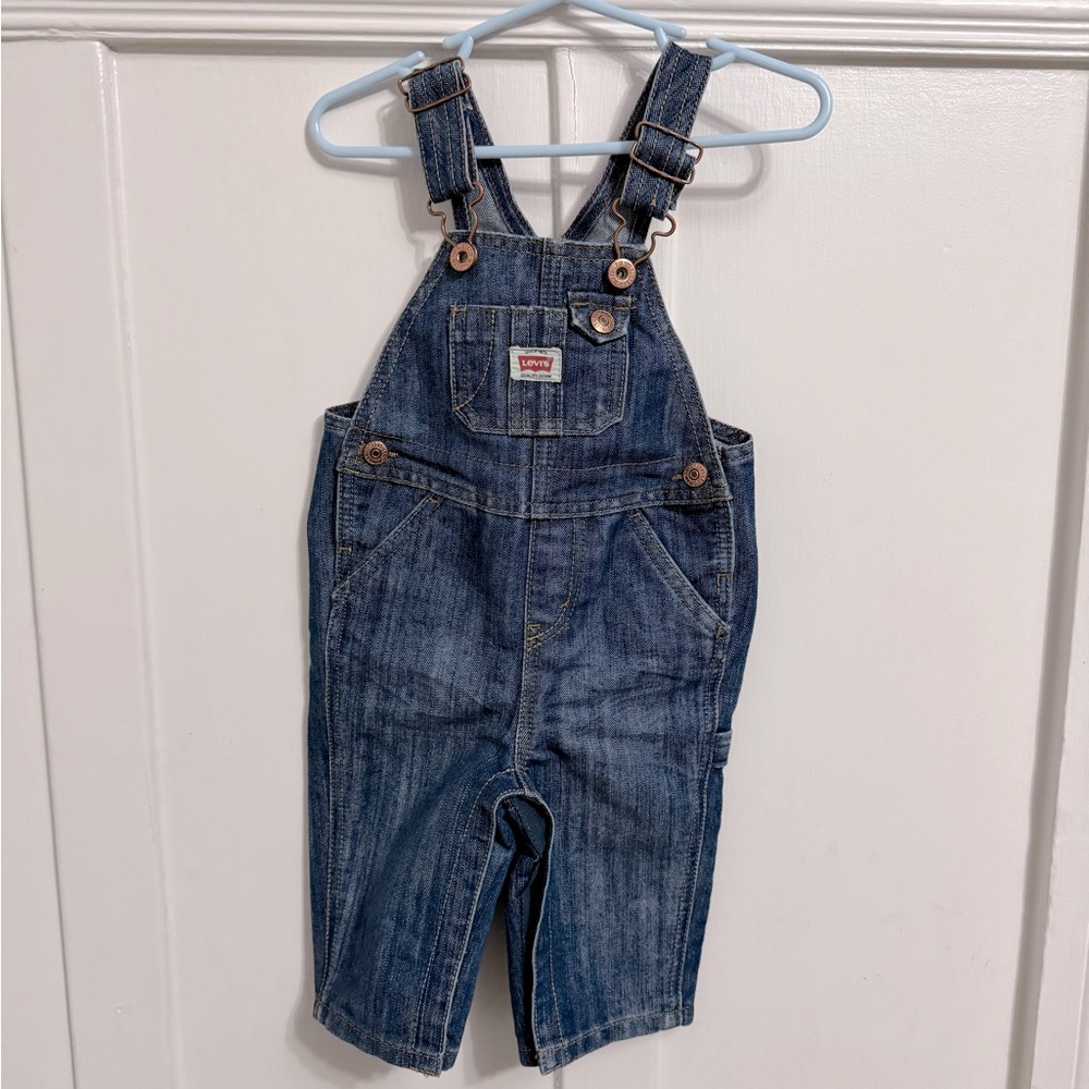 Levi's Baby denim overalls size 6-9m